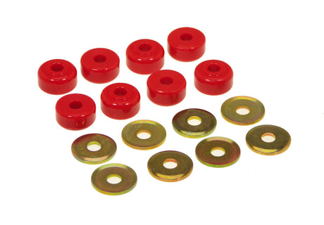 Prothane Universal End Link Bushings & Washers - 5/8 x 1 1/8 OD - Red Prothane Sway Bar Bushings  AXOPROS