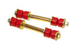 Prothane Universal End Link Set - 4 1/4in Mounting Length - Red Prothane Sway Bar Bushings  AXOPROS