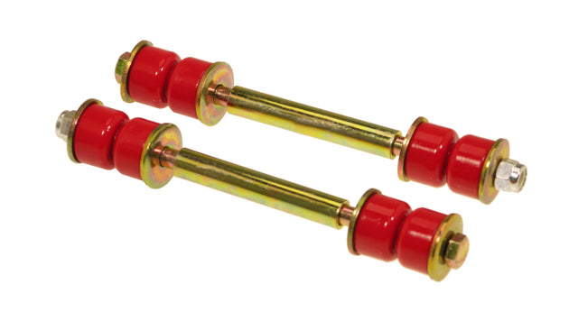 Prothane Universal End Link Set - 5in Mounting Length - Red Prothane Sway Bar Bushings  AXOPROS