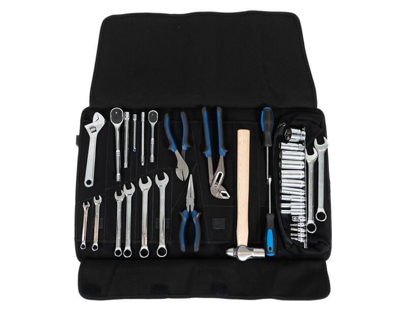 PRP 35pc Can-Am Roll Up Tool bag Tool kit - Black PRP Seats Tool Storage  AXOPROS