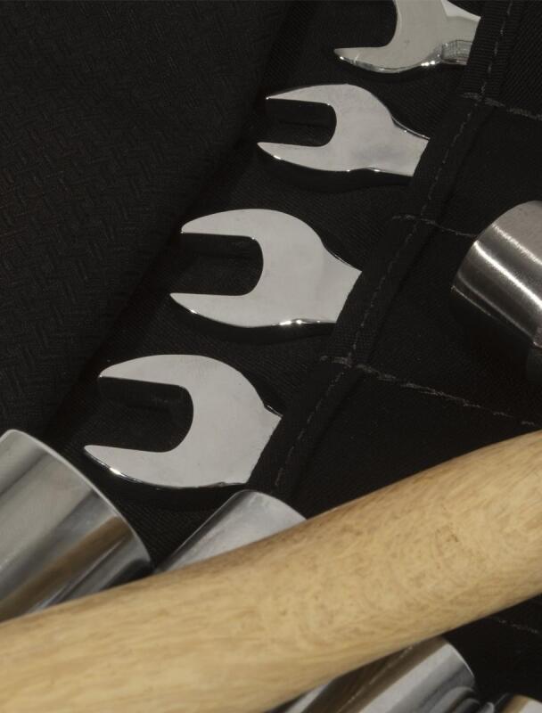 PRP 35pc Can-Am Roll Up Tool bag Tool kit - Black PRP Seats Tool Storage  AXOPROS