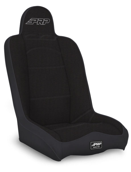 PRP Daily Driver High Back Suspension Seat (Two Neck Slots) - All Black PRP Seats Seats  AXOPROS