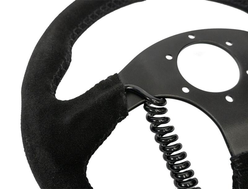 PRP Heated Comp-R Suede Steering Wheel - Black PRP Seats Steering Wheels  AXOPROS