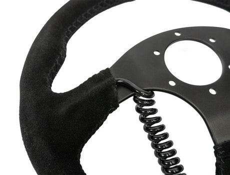 PRP Heated Comp-R Suede Steering Wheel - Black PRP Seats Steering Wheels  AXOPROS