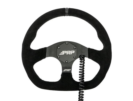 PRP Heated Comp-R Suede Steering Wheel - Black PRP Seats Steering Wheels  AXOPROS