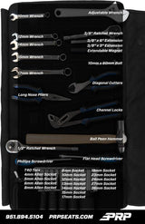 PRP Kawasaki KRX Roll Up Tool Bag w/ 35pc Tool Kit PRP Seats Tool Storage  AXOPROS