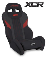 PRP Polaris RZR XCR Suspension Seat Black & Red PRP Seats Seats  AXOPROS