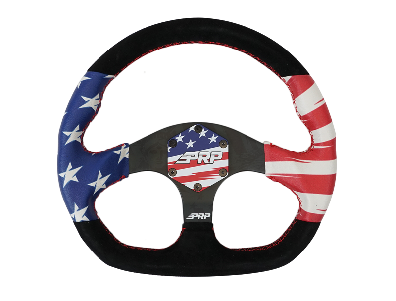 PRP Steering Wheel Center Cap - New Glory Stars and Stripes PRP Seats Steering Wheel Hubs  AXOPROS