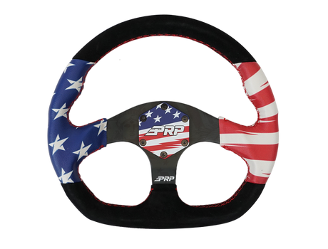 PRP Steering Wheel Center Cap - New Glory Stars and Stripes PRP Seats Steering Wheel Hubs  AXOPROS