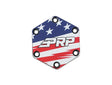 PRP Steering Wheel Center Cap - New Glory Stars and Stripes PRP Seats Steering Wheel Hubs  AXOPROS