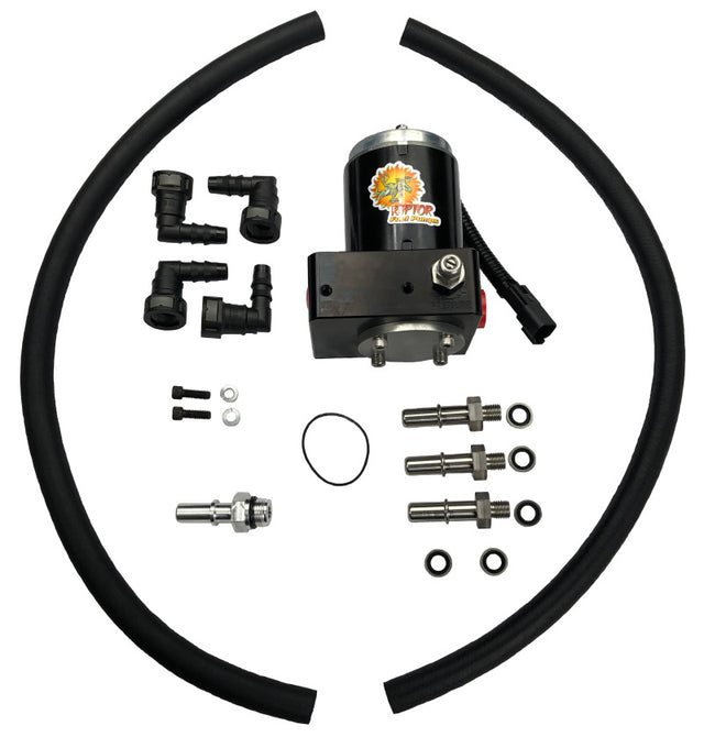 PureFlow Raptor 98.5-02 Dodge 5.9L Cummins FRRP-150 Factory Replacement Fuel Pump w/Big Line Kit AirDog Fuel Pumps  AXOPROS