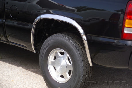 Putco 00-06 Chevrolet Suburban - Full w/o Fender Flares - 1.5in Wide Stainless Steel Fender Trim Putco Exterior Trim  AXOPROS
