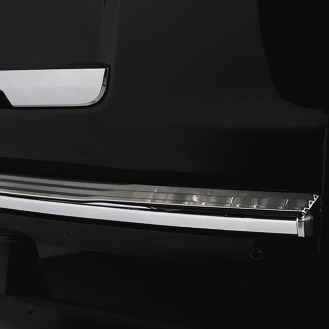 Putco 07-14 Cadillac Escalade ESV - Stainless Steel Rear Bumper Cover Putco Bumpers - Steel  AXOPROS