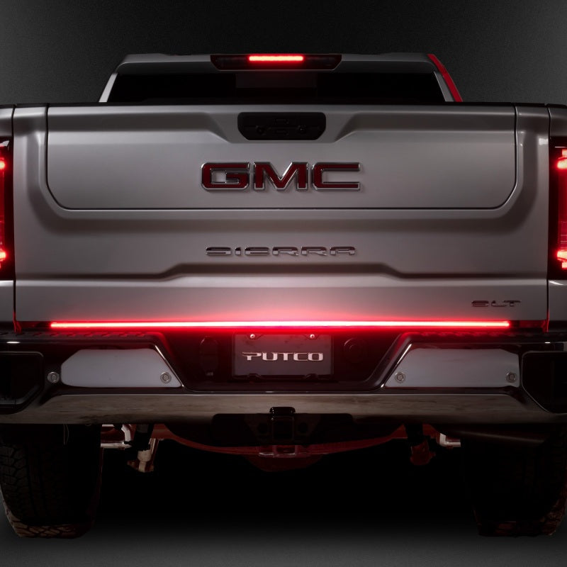 Putco 2019+ Silverado/Sierra 60in Red Light Blade Direct Fit Kit Red Putco Light Tailgate Bar  AXOPROS