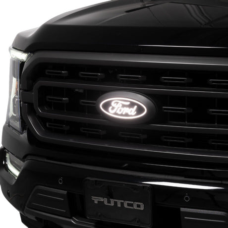 Putco 2023 Ford F-150 Front Luminix Ford LED Emblem - w/Camera CutOut w/o Spray Washer Putco Light Bars & Cubes  AXOPROS