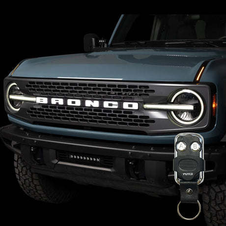 Putco 22-24 Ford Bronco Luminix DRL LED Light Hood Limb Riser (Factory Hood Side Hinge Replacments)