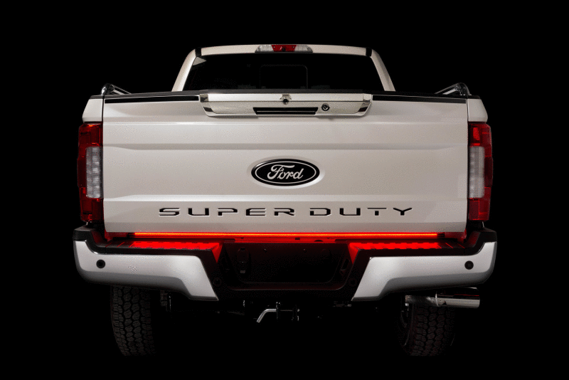 Putco 60in Red Blade LED Tailgate Light Bar for Ford Turcks w/ Blis and Trailer Detection Putco Light Tailgate Bar  AXOPROS