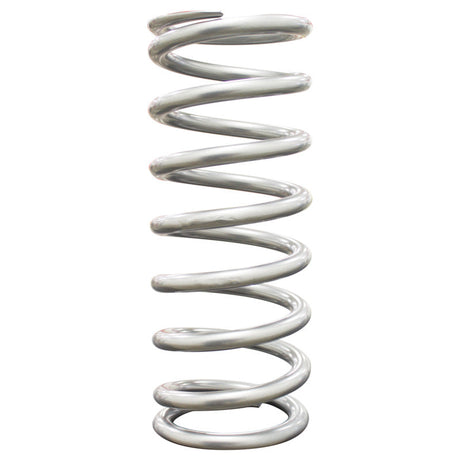 QA1 2-1/2in ID High Travel Spring - 10in Length x 300lbs/in - Silver Powder Coated QA1 Coilover Springs  AXOPROS