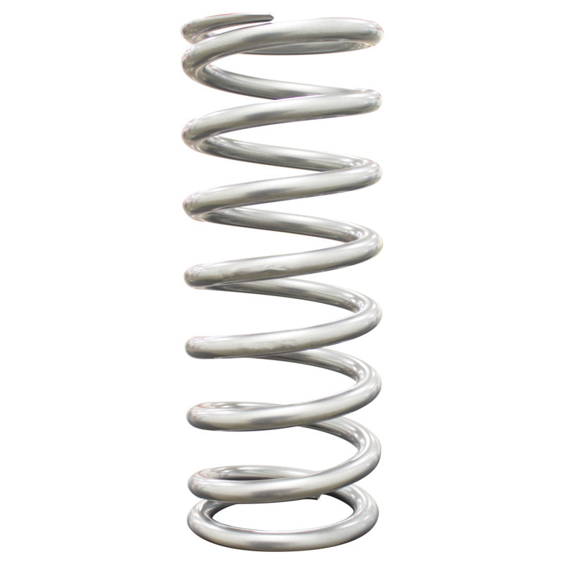 QA1 2-1/2in ID High Travel Spring - 10in Length x 350lbs/in - Silver Powder Coated QA1 Coilover Springs  AXOPROS