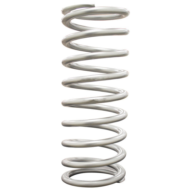 QA1 2-1/2in ID High Travel Spring - 12in Length x 130lbs/in - Silver Powder Coated QA1 Coilover Springs  AXOPROS