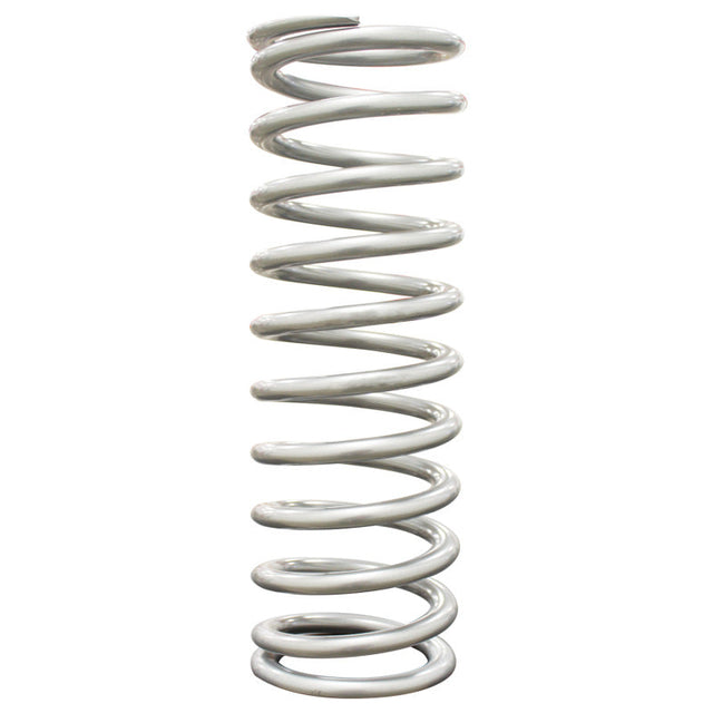 QA1 2-1/2in ID High Travel Spring - 14in Length x 130lbs/in - Silver Powder Coated QA1 Coilover Springs  AXOPROS