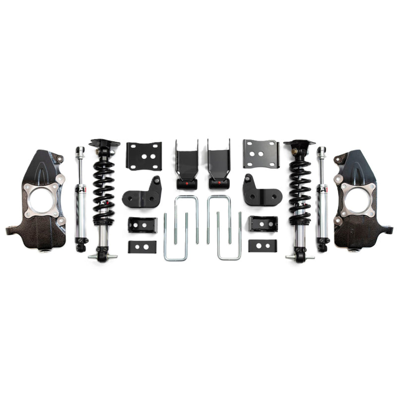 QA1 21-25 Ford F150 2WD Dual Adjustable Lowering Kit w/ Spindles - 3.5-5.5in QA1 Lowering Kits  AXOPROS