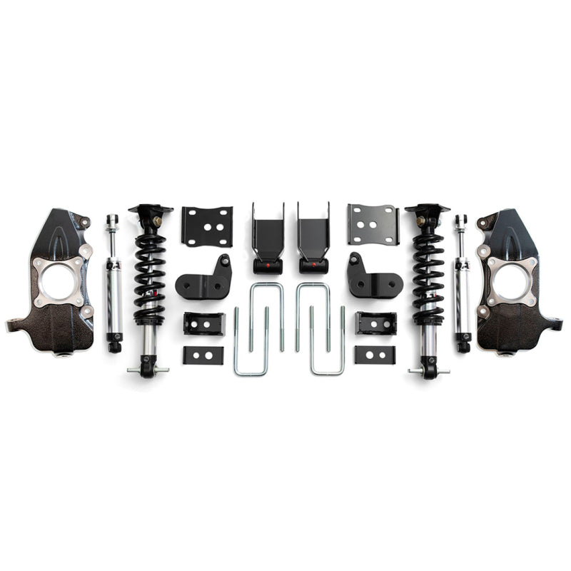 QA1 21-25 Ford F150 4WD Single Adjustable Lowering Kit w/ Spindles - 3.5-5.5in QA1 Lowering Kits  AXOPROS