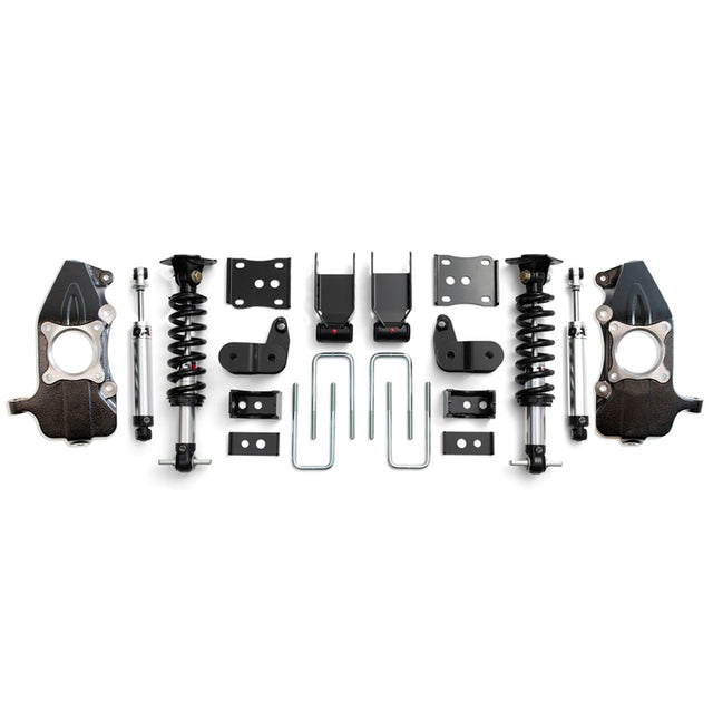 QA1 21-25 Ford F150 4WD Single Adjustable Lowering Kit w/ Spindles - 3.5-5.5in QA1 Lowering Kits  AXOPROS