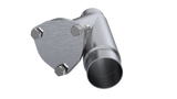 QTP 2.25in Weld-On QTEC Exhaust Cutout Y-Pipe QTP Y Pipes  AXOPROS