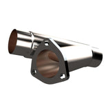 QTP 2.25in Weld-On QTEC Exhaust Cutout Y-Pipe QTP Y Pipes  AXOPROS