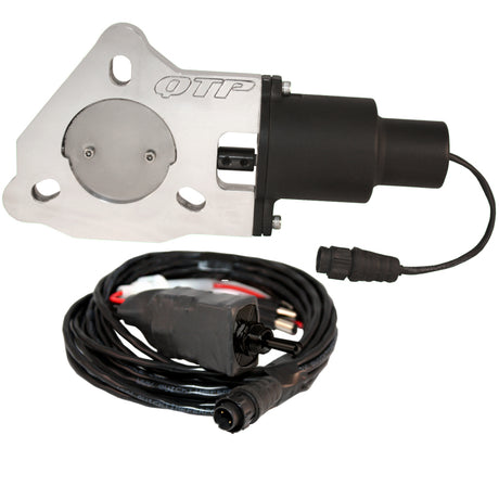 QTP 2.5in Bolt-On QTEC Electric Cutout Valve - Single QTP Exhaust Cutouts  AXOPROS