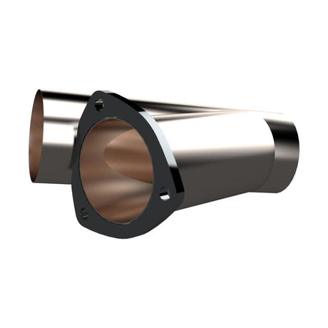 QTP 3.5in Weld-On QTEC Exhaust Cutout Y-Pipe QTP Y Pipes  AXOPROS
