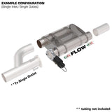 QTP 3in Weld-On 304SS Screamer Muffler w/Bolt-On QTEC Electric Cutout QTP Muffler  AXOPROS