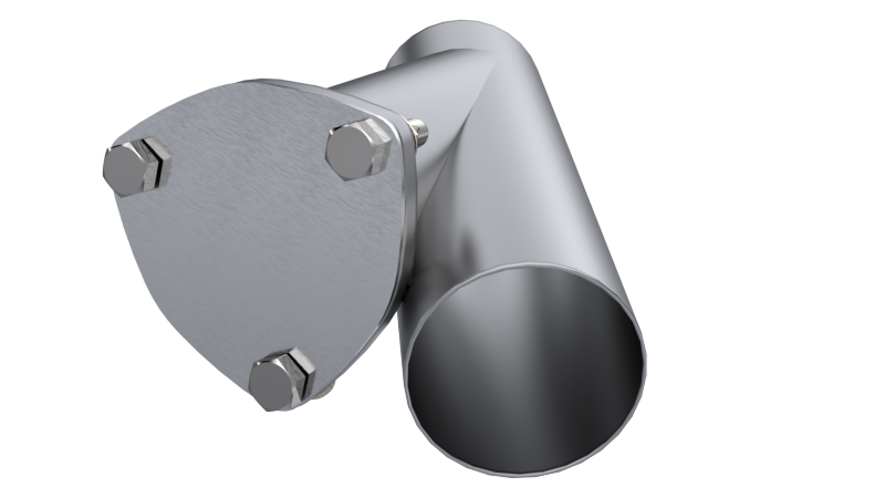 QTP 3in Weld-On QTEC Exhaust Cutout Y-Pipe QTP Y Pipes  AXOPROS