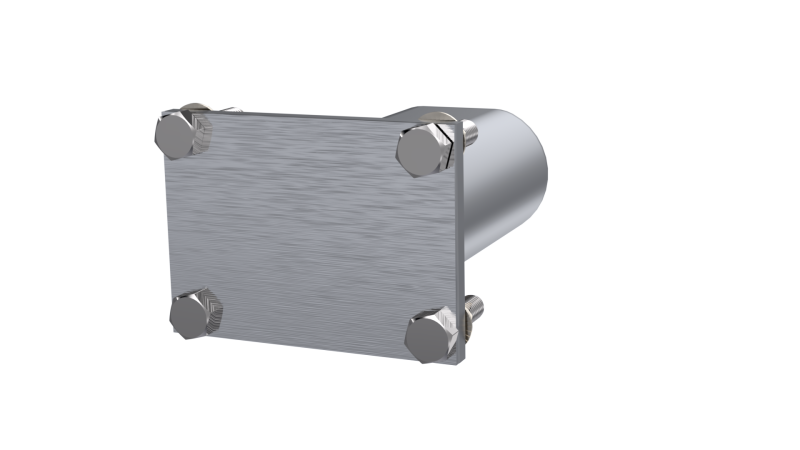 QTP 3in Weld-On QTEC Low Profile Conncetion Oval Tube Kit QTP Exhaust Cutouts  AXOPROS