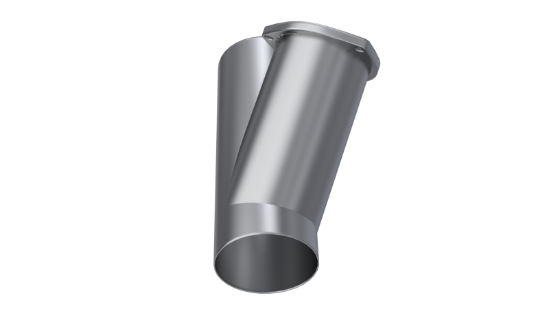 QTP 4in Weld-On QTEC Exhaust Cutout Y-Pipe QTP Y Pipes  AXOPROS