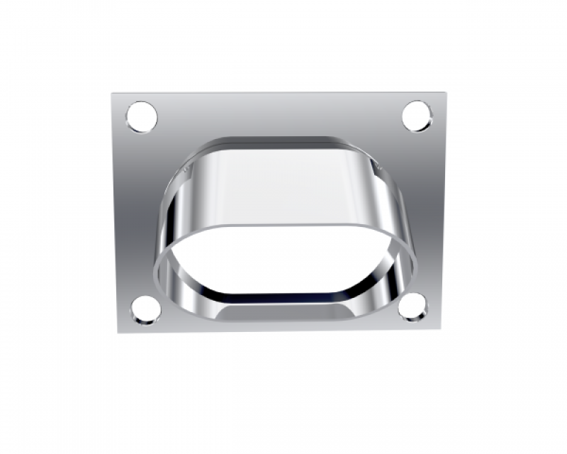 QTP Bolt-On QTEC Low Profile Oval Turn Down QTP Tips  AXOPROS