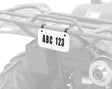 Quadboss ATV License Plate Kit - Black QuadBoss Tuning Licenses  AXOPROS