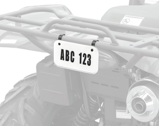 Quadboss ATV License Plate Kit - Black QuadBoss Tuning Licenses  AXOPROS