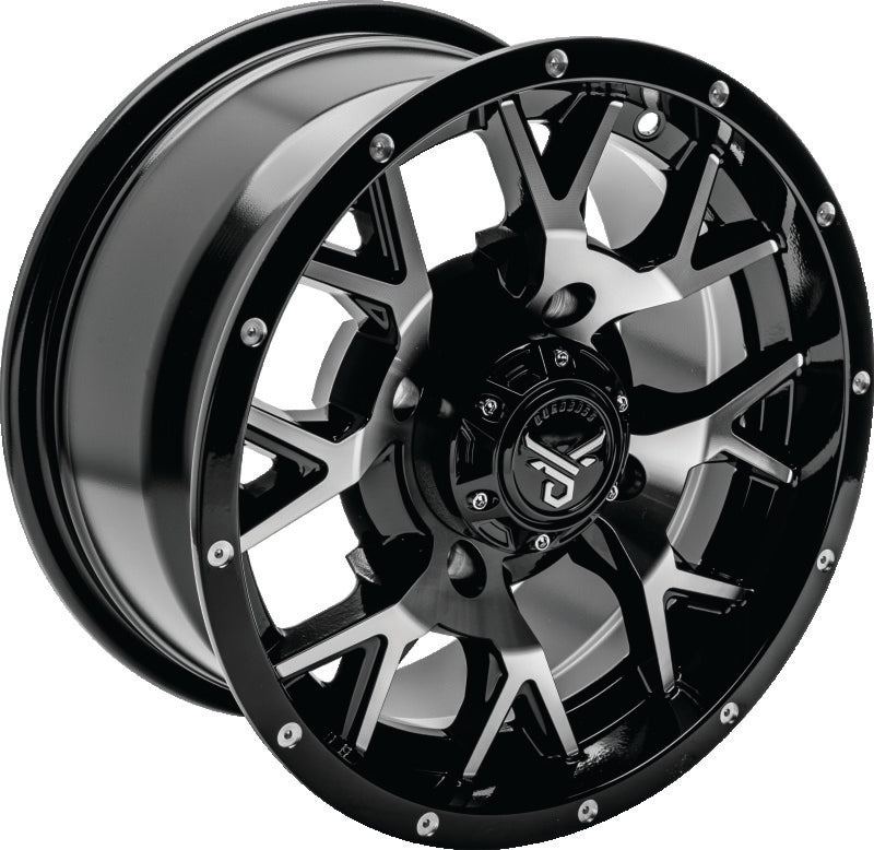 QuadBoss Barbwire 14X7 - 4+3 - 4/156 - Machined QuadBoss Wheels - Cast  AXOPROS