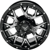 QuadBoss Barbwire 14X7 - 4+3 - 4/156 - Machined QuadBoss Wheels - Cast  AXOPROS