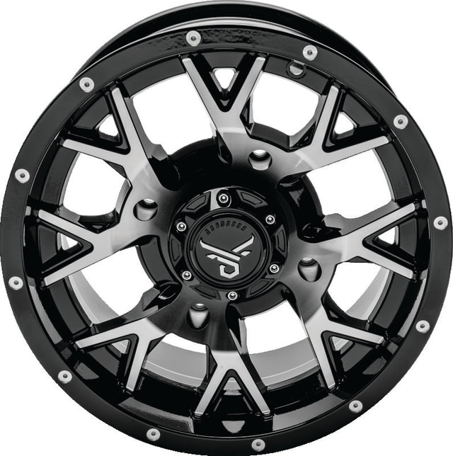QuadBoss Barbwire 14X7 - 4+3 - 4/156 - Machined QuadBoss Wheels - Cast  AXOPROS