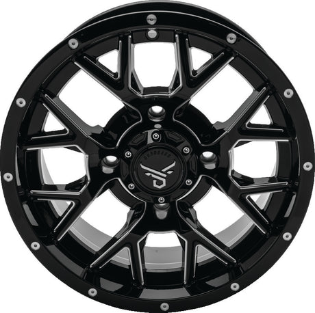 QuadBoss Barbwire 14X7 - 4+3 - 4/156 - Milled QuadBoss Wheels - Cast  AXOPROS