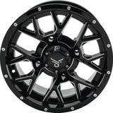 QuadBoss Barbwire 14X7 - 5+2 - 4/137 - Milled QuadBoss Wheels - Cast  AXOPROS