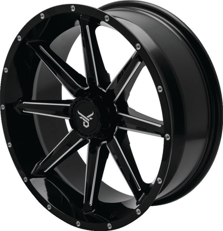 QuadBoss Barbwire 15X7 - 4+3 - 4/156 - Milled QuadBoss Wheels - Cast  AXOPROS