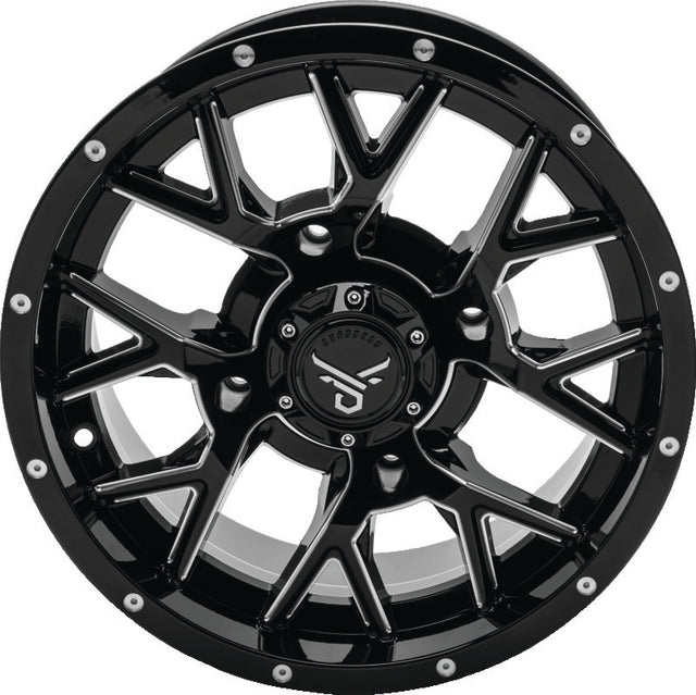 QuadBoss Barbwire 15X7 - 4+3 - 4/156 - Milled QuadBoss Wheels - Cast  AXOPROS