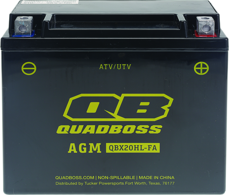 QuadBoss Maintenance-Free AGM Battery QBX20HL-FA QuadBoss Batteries  AXOPROS