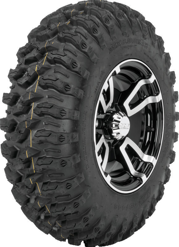QuadBoss QBT446 Radial Utility Tire - 26x11R12 8Ply QuadBoss Automotive/UTV Tires - Off Road  AXOPROS