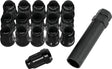 QuadBoss Spline Lug Nuts 12x1.5 - Black QuadBoss Lug Nuts  AXOPROS