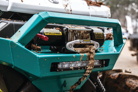 QuadBoss Winch 5000Lb W/ Synthetic Rope QuadBoss Winches  AXOPROS